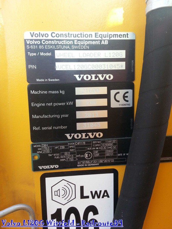 Volvo Wheel Loader L120G VCEL120GC00031045 n°03205 Wittfeld (4) Sttx Forum.jpg