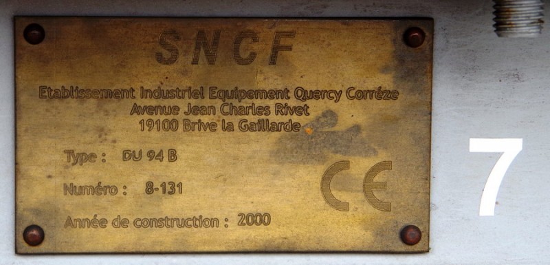 99 87 9 185 421-8 (2018-10-30 Saint Quentin) DU94 8-131 SNCF-AM (4).jpg (124.75 Kio) Vu 7721 fois 99 87 9 185 421-8 (2018-10-30 Saint Quentin) DU94 8-131 SNCF-AM (4).jpg